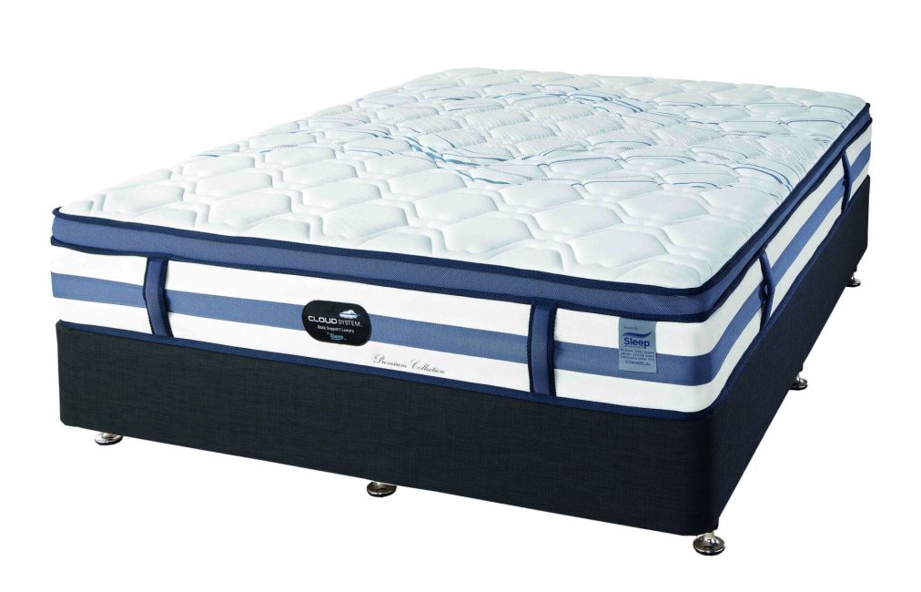 therapedic comfort cloud queen size memory foam mattress